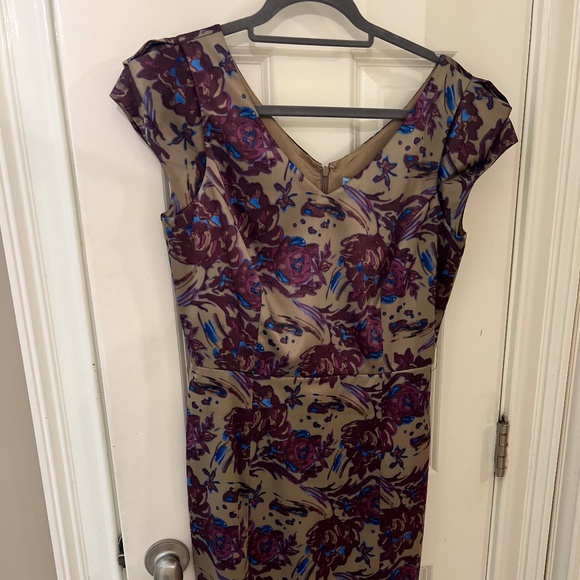 Antonio Melani floral cocktail dress size 6 - Picture 1 of 5